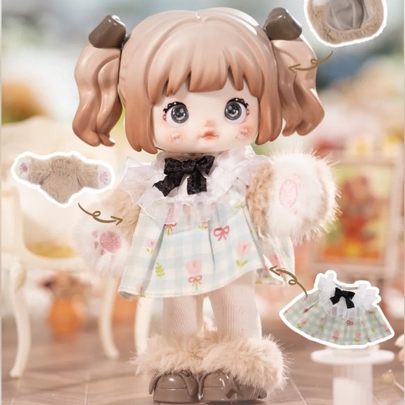 Nommi Forest Kingdom Brûlée Bunny BJD Doll Figure Blind Box Authentic